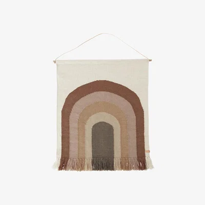 Amara OYOY - Follow The Rainbow Wall Rug - Earth Mix