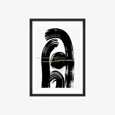 Amara Gestural Abstraction Print