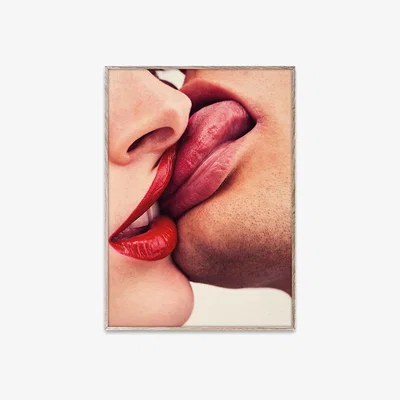 Amara Paper Collective - The Kiss II Poster