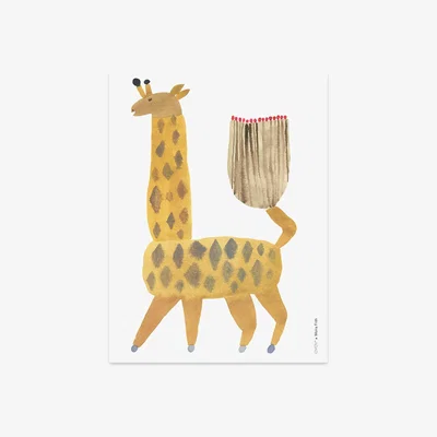 Amara OYOY - Noah Giraffe Poster
