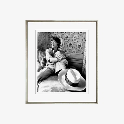 Amara Trowbridge Gallery - Mick Jagger Print - Black/White - 48x58cm