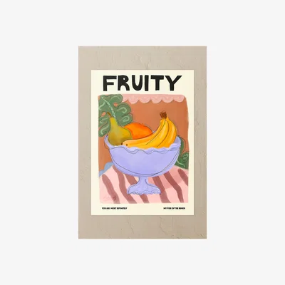 Anthropologie Fruity by Natalia Bagniewska A3 Wall Art Print