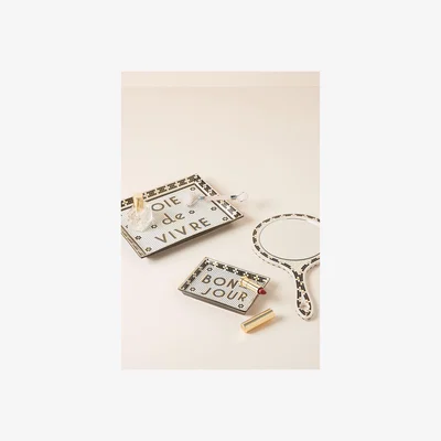 Anthropologie Joie de Vivre Bistro Tile Tray
