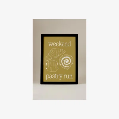 Anthropologie Proper Good Framed A3 Wall Art Print