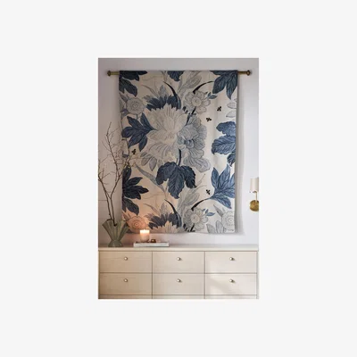 Anthropologie Connie Floral Woven Tapestry