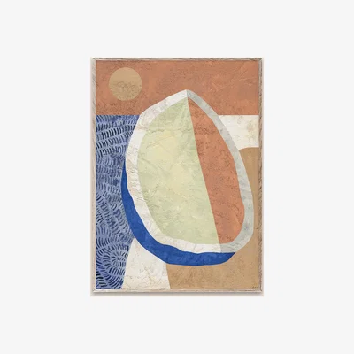 Anthropologie Calma 02 by Berenice Hernandez Framed Wall Art Print