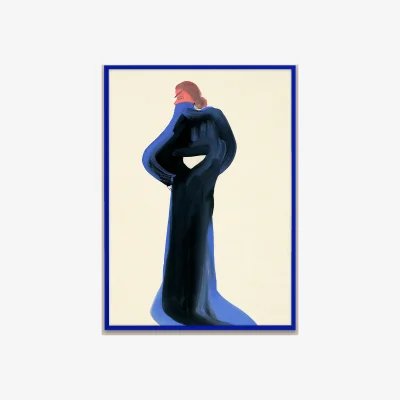 Anthropologie The Back of a Dress by Amelie Hegardt 30x40 Framed Wall Art Print
