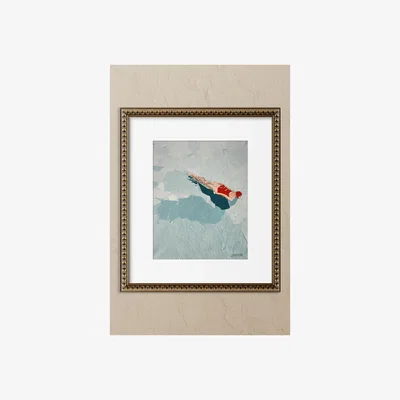 Anthropologie Cool Plunge Framed Wall Art