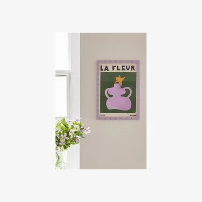 Anthropologie La Fleur by Natalia Bagniewska A3 Wall Art Print