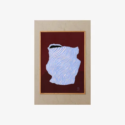 Anthropologie Paper Collective Doodle of a Doodle 06 Framed Wall Art
