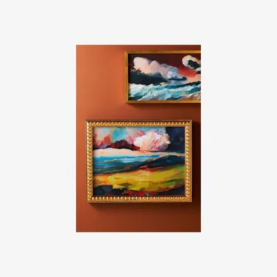 Anthropologie Dark Cloud Wall Art