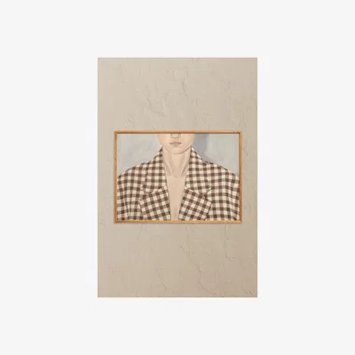 Anthropologie Check Shirt by Jonna Valtner Framed Wall Art