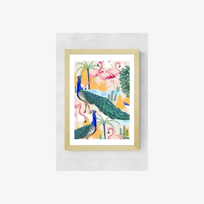 Anthropologie Uma Gokhale 83 Oranges Utopia Wall Art Print