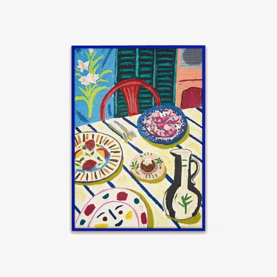 Anthropologie Tapas Dinner by Adee Ardon Framed Wall Art Print