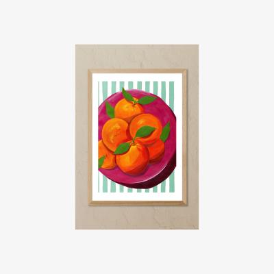 Anthropologie East End Prints Summer Blood Oranges Framed Wall Art