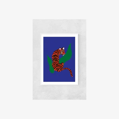 Anthropologie Tiger Wall Art
