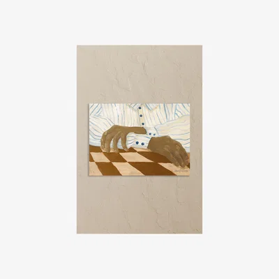 Anthropologie The Poster Club Light Stripes Art Print