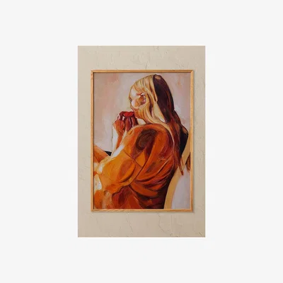 Anthropologie Paper Collective Blood Orange Wall Art Print