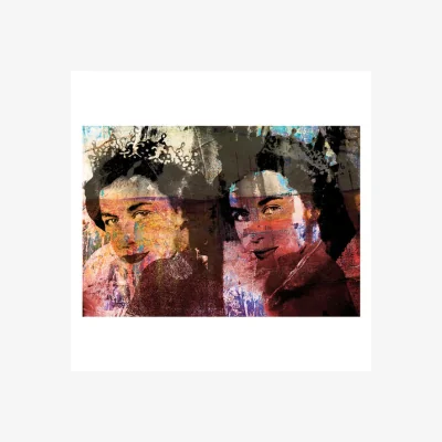 Andrew Martin Crown Sisters, 150cm x 100cm, Multicoloured - Andrew Martin