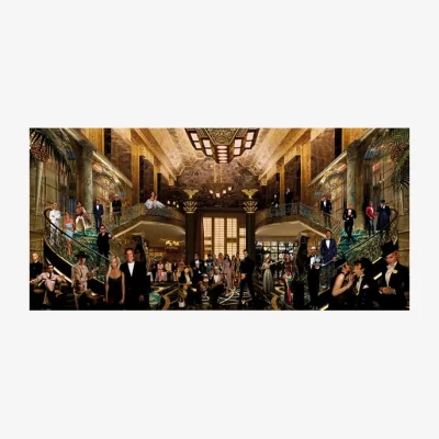 Andrew Martin Party Of The Century 250X120 - Plexiglass, 250cm x 120cm - Andrew Martin