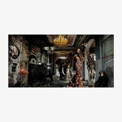 Andrew Martin Animal Afternoon, 200cm x 100cm - Andrew Martin