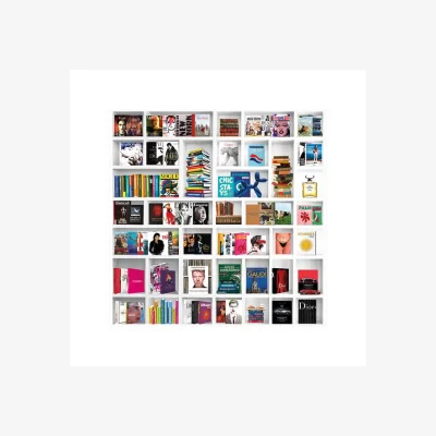 Andrew Martin My Life In A Nutshell Vol. 3 White, Plexiglass Artwork, 100cm x 100cm - Andrew Martin