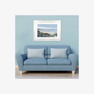 Arighi Bianchi Reflections of Blue I Framed Wall Art