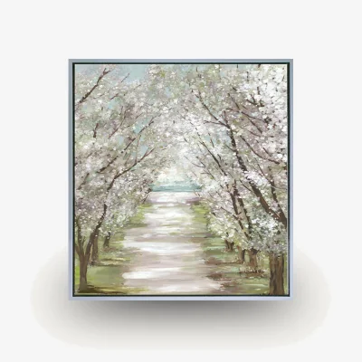 Arighi Bianchi Blossom Pathway Framed Wall Art
