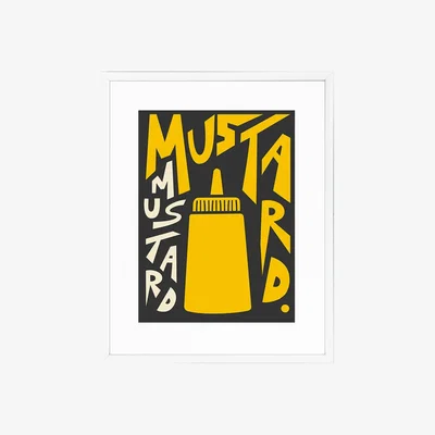 Arighi Bianchi Mustard Framed Wall Art