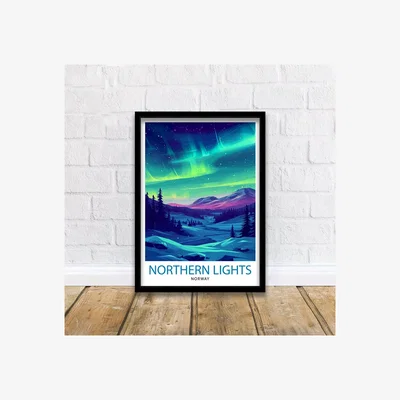 Arighi Bianchi Northern Lights Framed Poster