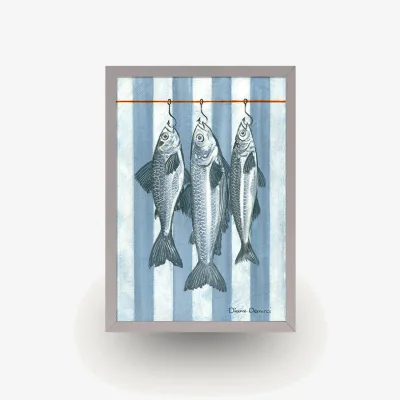 Arighi Bianchi Fishy & Snappy II Framed Wall Art