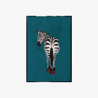 Arighi Bianchi Zebra Heels Wall Art