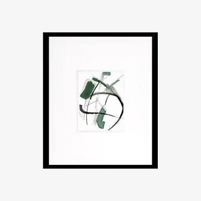 Arighi Bianchi Green Lines I Wall Art