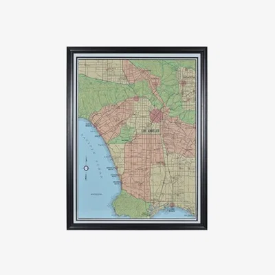 Barker and Stonehouse Timothy Oulton Maps Los Angeles Art