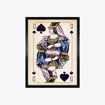 Barker and Stonehouse Timothy Oulton Cards Dame Spades