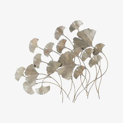 Barker and Stonehouse Leaf Wall Art Gold