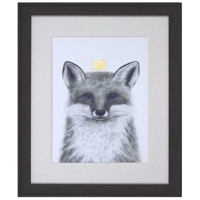 Barker and Stonehouse Crowned Fox Picture Print, 776 | Barker & Stonehouse