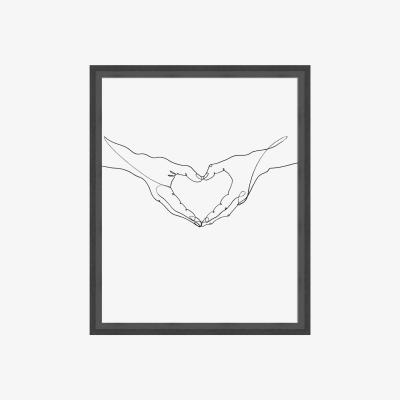 Barker and Stonehouse Love Framed Art Print, 776 | Barker & Stonehouse