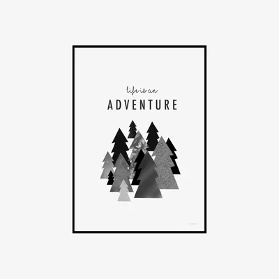 Barker and Stonehouse Life Is An Adventure Picture Print | Barker & Stonehouse
