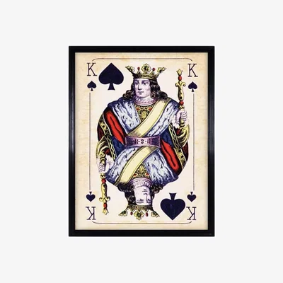 Barker and Stonehouse Timothy Oulton Cards Konig Spades