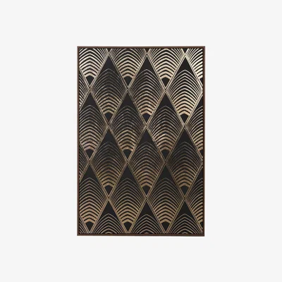 Barker and Stonehouse Gold Deco Canvas Print | Barker & Stonehouse
