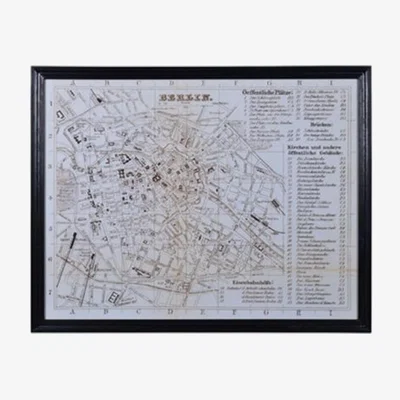 Barker and Stonehouse Timothy Oulton Maps Berlin Art