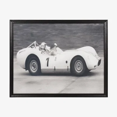 Barker and Stonehouse Timothy Oulton Artline Race Car Print Oak Wood | Barker & Stonehouse