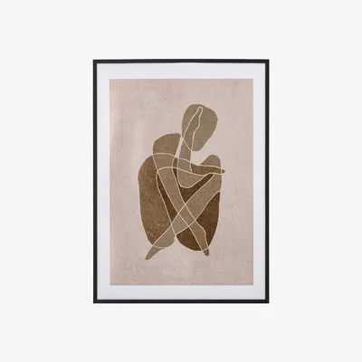 Barker and Stonehouse Figurine Print Art Pine Wood | Barker & Stonehouse