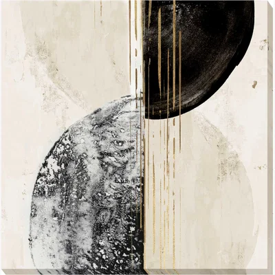 Barker and Stonehouse Organic Connection Canvas Print, Square, Black | Barker & Stonehouse