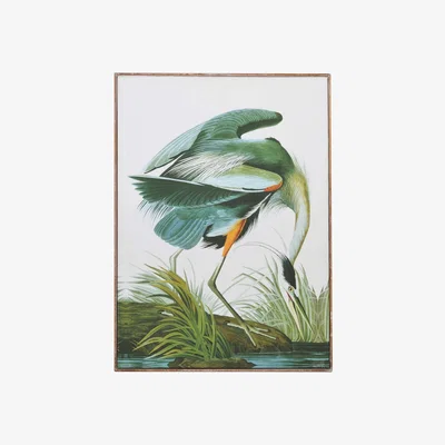 Barker and Stonehouse Green Crane Picture Print | Barker & Stonehouse