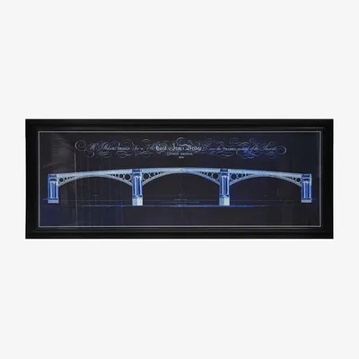 Barker and Stonehouse Timothy Oulton Artline Large London Bridge, Blue Print