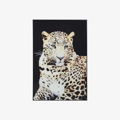 Barker and Stonehouse Leopard Glass Picture