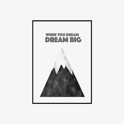 Barker and Stonehouse Dream Big Picture Print, 776 | Barker & Stonehouse
