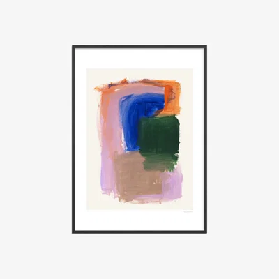 Barker and Stonehouse Improvise Framed Print, Square Wood | Barker & Stonehouse